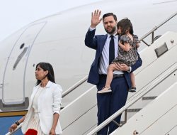 JD Vance’s family holiday disrupted by anti-Trump activists at UK scenic spot