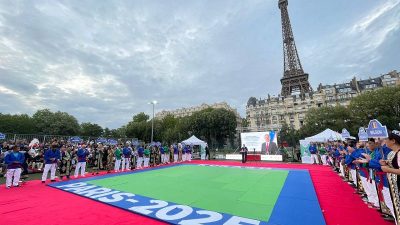 Kurash Under the Eiffel Tower: Ancient Sport Shines International