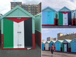 Council Orders Owner to Remove Palestinian Flag from Beach Hut on Iconic Seafront Over ‘Standards’